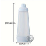 1000ml Hand Crank Batter Dispenser Mixing Jug with Scale for Muffins Pancakes