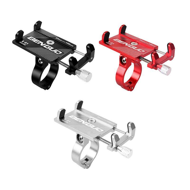 Laptop Stands: Aluminium Alloy Bicycle Phone Holder Handlebar Mount For Bike Motorcycle - Silver