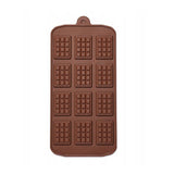 Bakeware & Accessories: Mini Chocolate Bar Flexible Silicone Mold Candy Chocolate Cake Jelly Mould