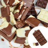 Bakeware & Accessories: Mini Chocolate Bar Flexible Silicone Mold Candy Chocolate Cake Jelly Mould