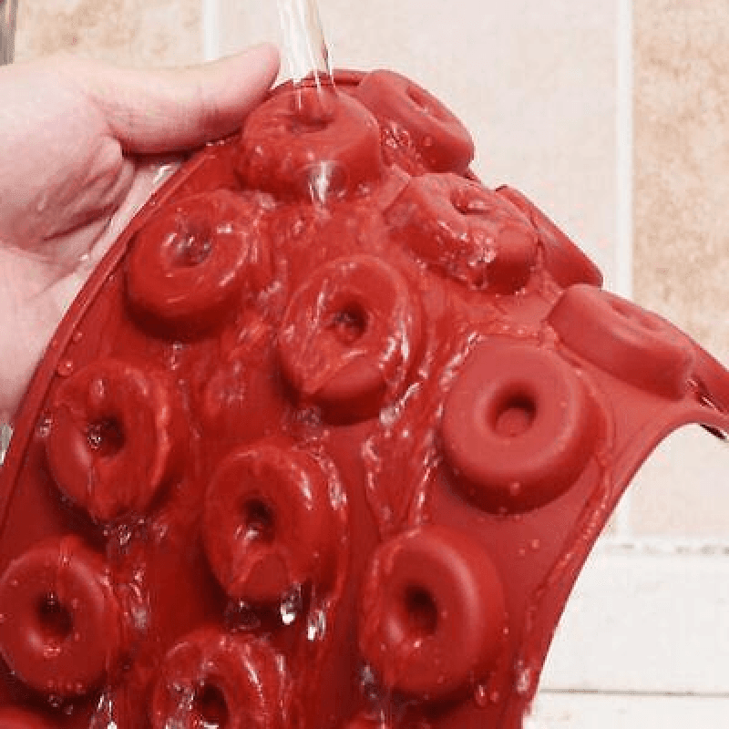 Bakeware & Accessories: 18 Cavity Mini Donut Doughnut Chocolate Pan Tray Silicone Mold Baking Cake Mould