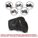 Automotive Decor: Motorcycle Cover Universal Waterproof Dustproof Bike Cover Outdoor Protection - L