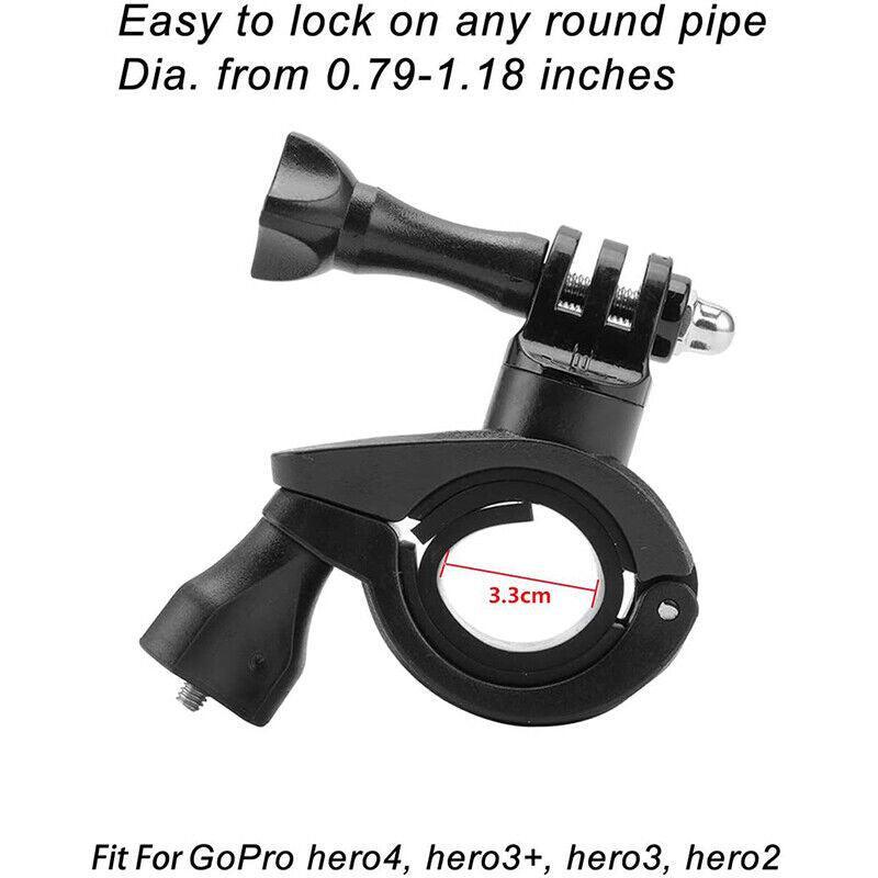 Camera Accessories: Handlebar Mount Holder Clamp For Gopro Hero 9 8 7 6 5 Bicycle Bike Motorcycle
