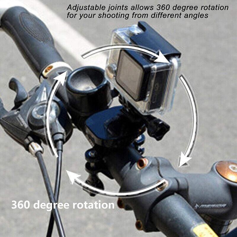 Camera Accessories: Handlebar Mount Holder Clamp For Gopro Hero 9 8 7 6 5 Bicycle Bike Motorcycle