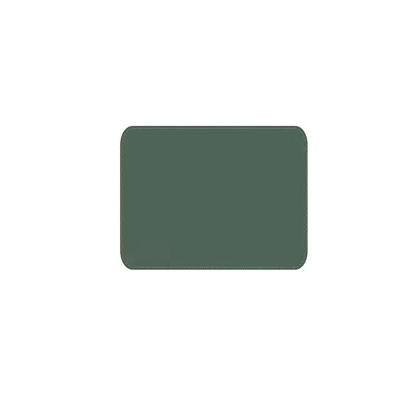 Mouse & Accessories: Leather Mouse Pad 30x25.5cm Waterproof Gaming Desk Mat Anti Slip Rubber Mousepad - Black