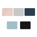 Mouse & Accessories: Leather Mouse Pad 30x25.5cm Waterproof Gaming Desk Mat Anti Slip Rubber Mousepad - Light Blue