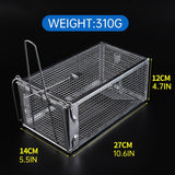 Animal Traps: Humane Rat Trap Cage Live 1 Door Animal Catch Pest Rodent Mouse Bait Control Box
