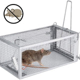 Animal Traps: Humane Rat Trap Cage Live 1 Door Animal Catch Pest Rodent Mouse Bait Control Box