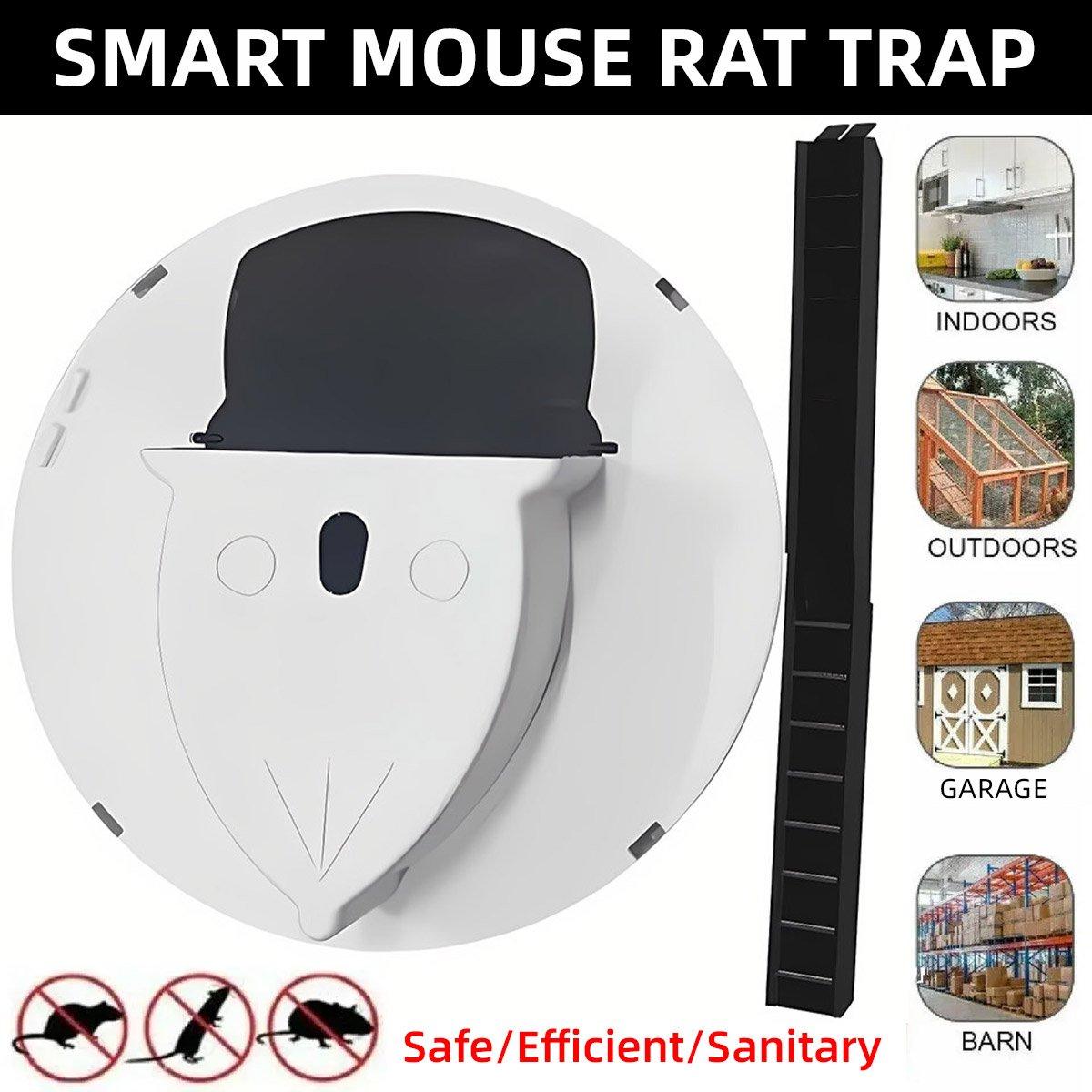 Animal Traps: Flip Top Mouse Trap Automatic Indoor Outdoor Mouse Rat Catcher Rodent Trap Set