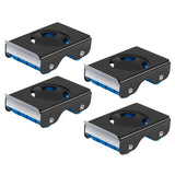 Washing Machines: 4pcs Movable Washing Machine Stand Furniture Moving Bracket Appliance Roller