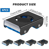 Washing Machines: 4pcs Movable Washing Machine Stand Furniture Moving Bracket Appliance Roller