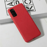 Phone Cases & Screen Protectors: Red Shockproof Cover Slim Case for Samsung S21 S10 S20 Plus Ultra FE Note20 - Samsung Note 20 Ultra