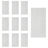 10pcs Stainless Steel Wire Mesh for Water Plants Fish Tank Aquarium Decoration - 8x8cm