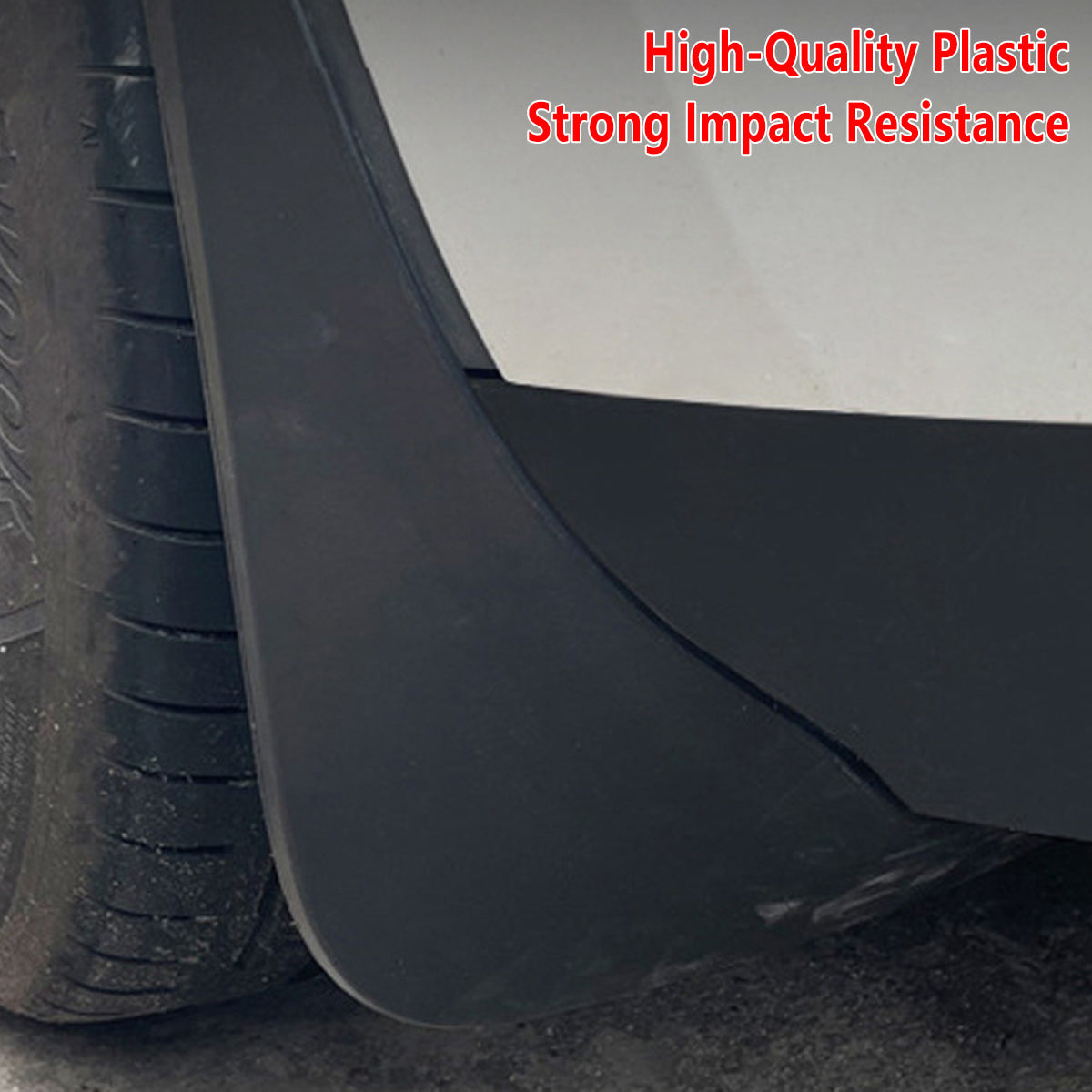 Automotive Parts: 4PCS Universal Soft Rubber Fender Flares Wheel Arch Guard No Drill Car Accessories
