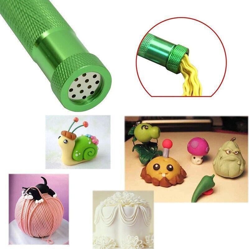 Arts & Crafts: Polymer Clay Gun Extruder Sculpey Sculpting Tool with 20 Discs Cake Tool Craft