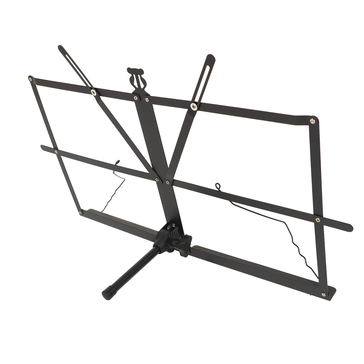 Screens & Stands: Portable Folding Music Stand Iron Desktop Book Holder Reading Sheet Rack Display