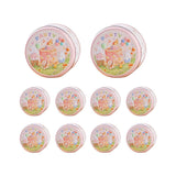 10PCS Cookie Tin Box Metal Biscuit Gift Box Candy Packaging Dragon Year Baking - Bread Bear (bump)