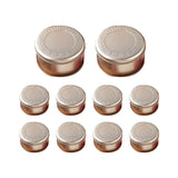 10PCS Cookie Tin Box Metal Biscuit Gift Box Candy Packaging Dragon Year Baking - Bread Bear (bump)