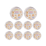 10PCS Cookie Tin Box Metal Biscuit Gift Box Candy Packaging Dragon Year Baking - Carrot Rabbit