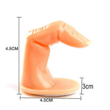 Nail Care: 5PCS Model Fake Display Hand Nail Art Practice Finger For Training Manicure