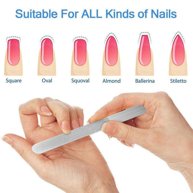 Nail Care: Diamond Nail File for Hand Foot Care Manicure Podiatry Tool 20.2cm - 1PC