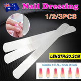 Nail Care: Diamond Nail File for Hand Foot Care Manicure Podiatry Tool 20.2cm - 3PCS