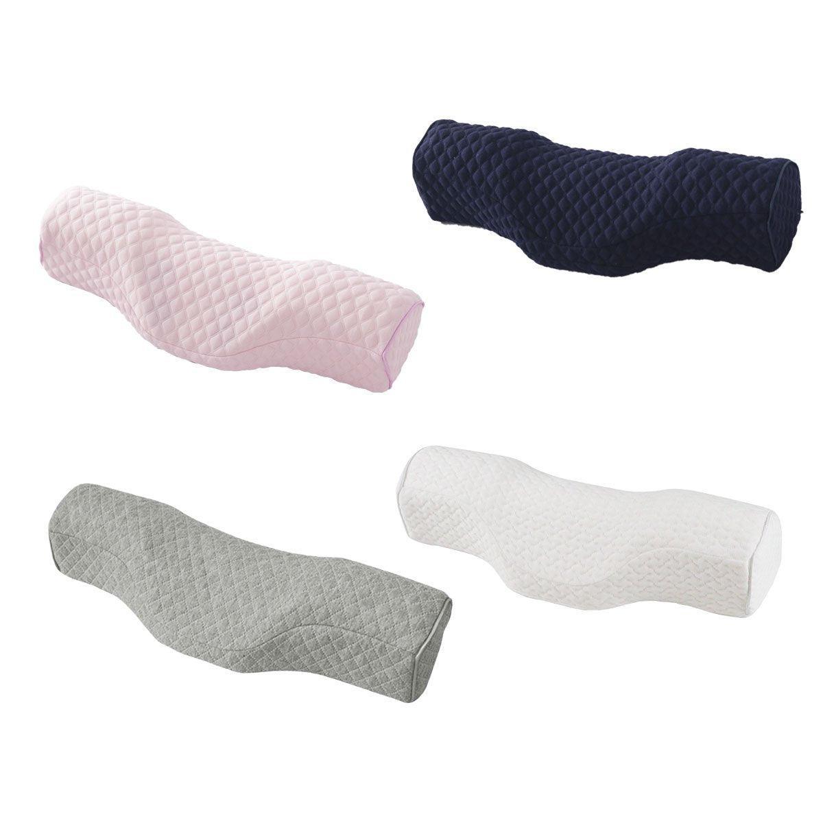 Cushions & Throws: Orthopedic Memory Foam Cervical Neck Pillow for Sleep Support Slow Rebound - Grey