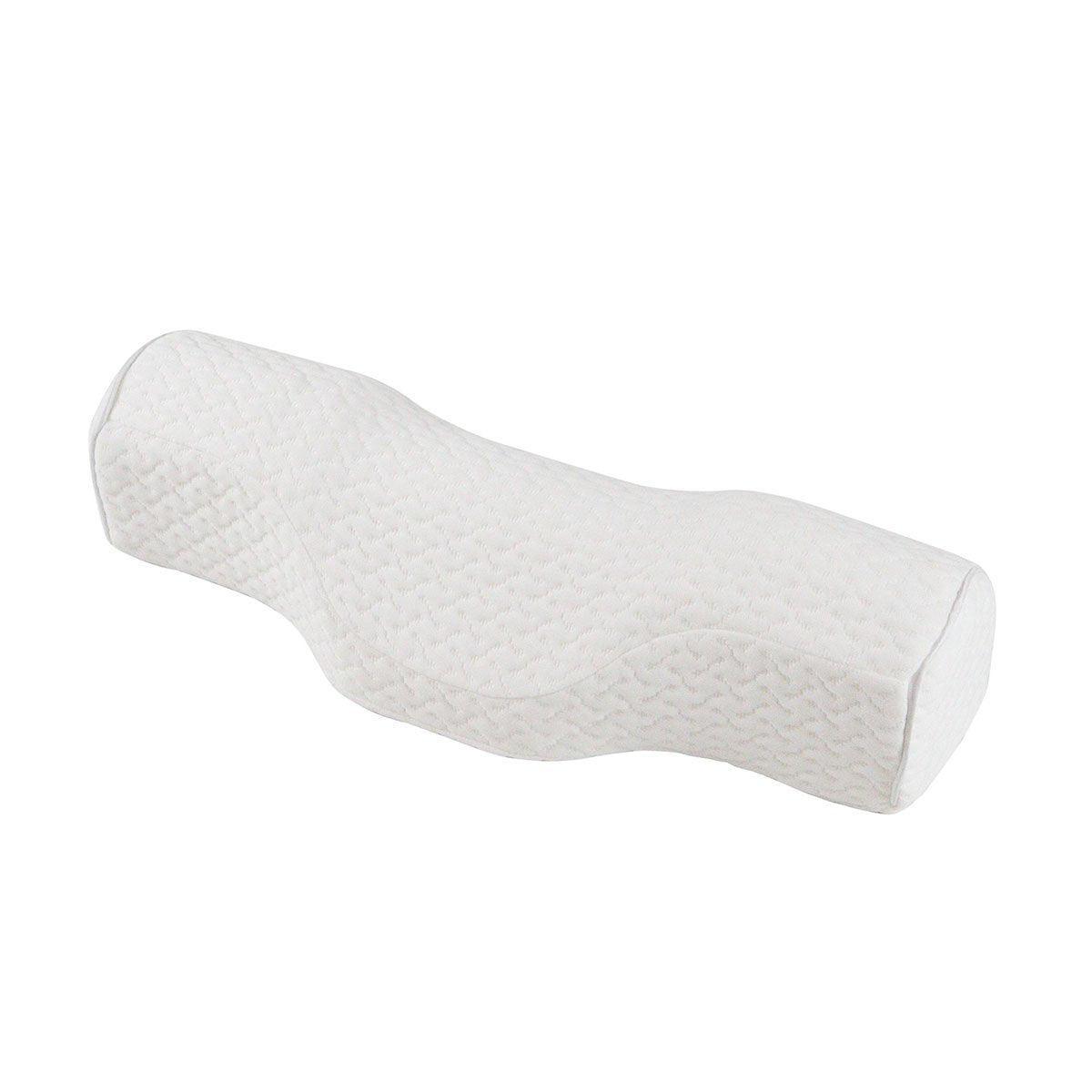 Cushions & Throws: Orthopedic Memory Foam Cervical Neck Pillow for Sleep Support Slow Rebound - Grey