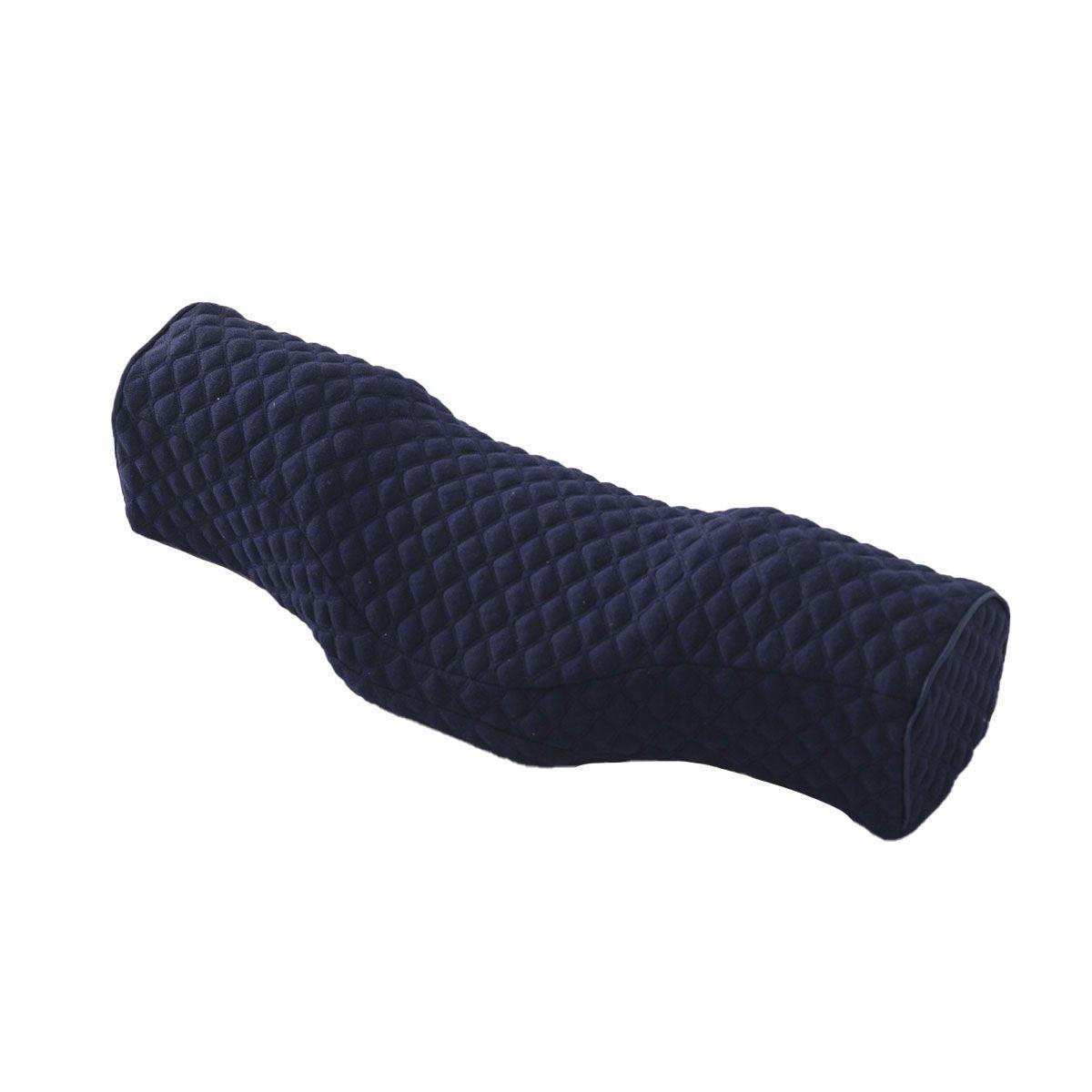 Cushions & Throws: Orthopedic Memory Foam Cervical Neck Pillow for Sleep Support Slow Rebound - Navy