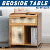 Bedside Tables: Small Bedroom Nightstand Storage Cabinet Sideboard Cabinet for Home Organization