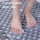 Bath Mats & Rugs: Extra Large Non-Slip Bathroom Mat Anti-Drop Shower Floor Mat Bath Rug Soft Touch - 43-75cm