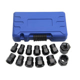 13 Piece Impact Bolt Nut Remover Set Extractor Socket Tool for Stripped Nuts Bolt