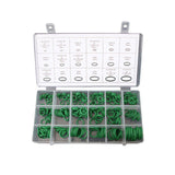 270pcs Automotive Air Conditioning Green Rubber Ring Seal Repair Box Set Seals