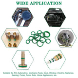 270pcs Automotive Air Conditioning Green Rubber Ring Seal Repair Box Set Seals