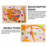 3 in 1 Play Tent Set with Tunnel and Ball Pit for Indoor and Outdoor Fun - 50 PCS Ocean Ball