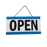 Retail: Open Closed Sign with Will Return Clock for Business Shops and Home Use 29x15cm