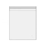 100Pcs Self-Adhesive Clear Opp Cellophane Bags with Air Hole - 14*17+3cm