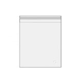 100Pcs Self-Adhesive Clear Opp Cellophane Bags with Air Hole - 15*19+3cm