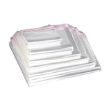 100Pcs Self-Adhesive Clear Opp Cellophane Bags with Air Hole - 6*6+2cm