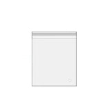 100Pcs Self-Adhesive Clear Opp Cellophane Bags with Air Hole - 6*6+2cm