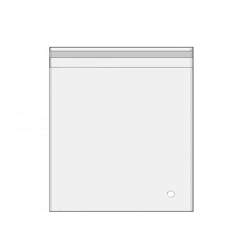 Postage Satchels & Boxes: 100Pcs Self-Adhesive Clear Opp Cellophane Bags with Air Hole - 6*6+2cm