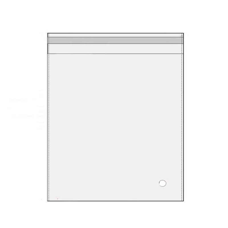 Postage Satchels & Boxes: 100Pcs Self-Adhesive Clear Opp Cellophane Bags with Air Hole - 6*6+2cm
