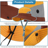Women's Sleepwear: Women Wide Brim Ponytail Hat Sun Protect Visor Summer Beach Cap Anti Uv Floppy - Orange