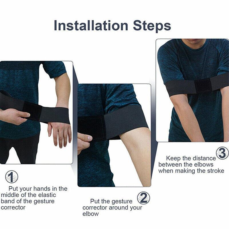 Golf Accessories: Golf Swing Training Aid Golf Arm Band Posture Motion Correction Belt