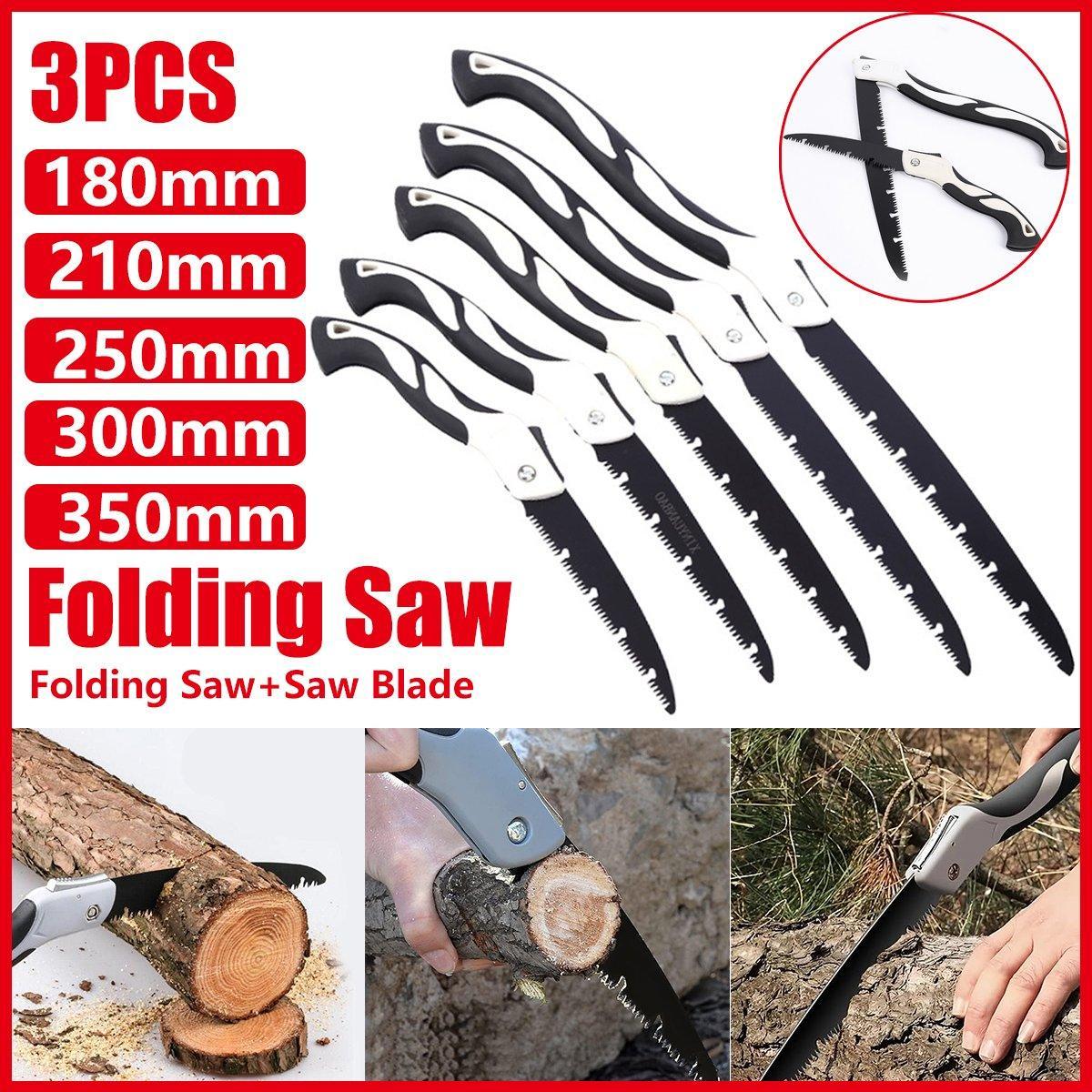 Gardening Tools: Folding Outdoor Hand Saw Portable Quick Cutting Pruning Garden Tree Logging Tool - 180mm