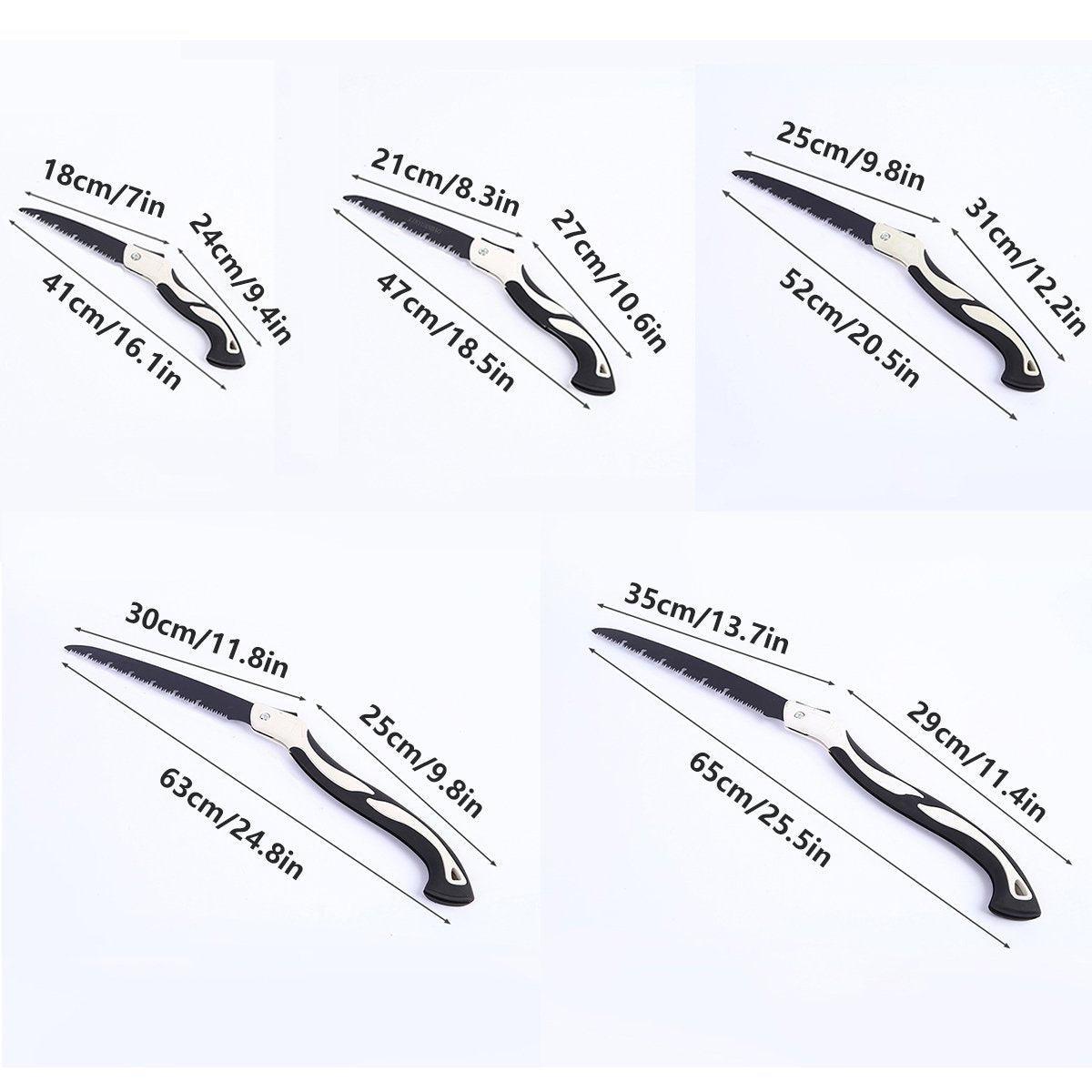 Gardening Tools: Folding Outdoor Hand Saw Portable Quick Cutting Pruning Garden Tree Logging Tool - 180mm