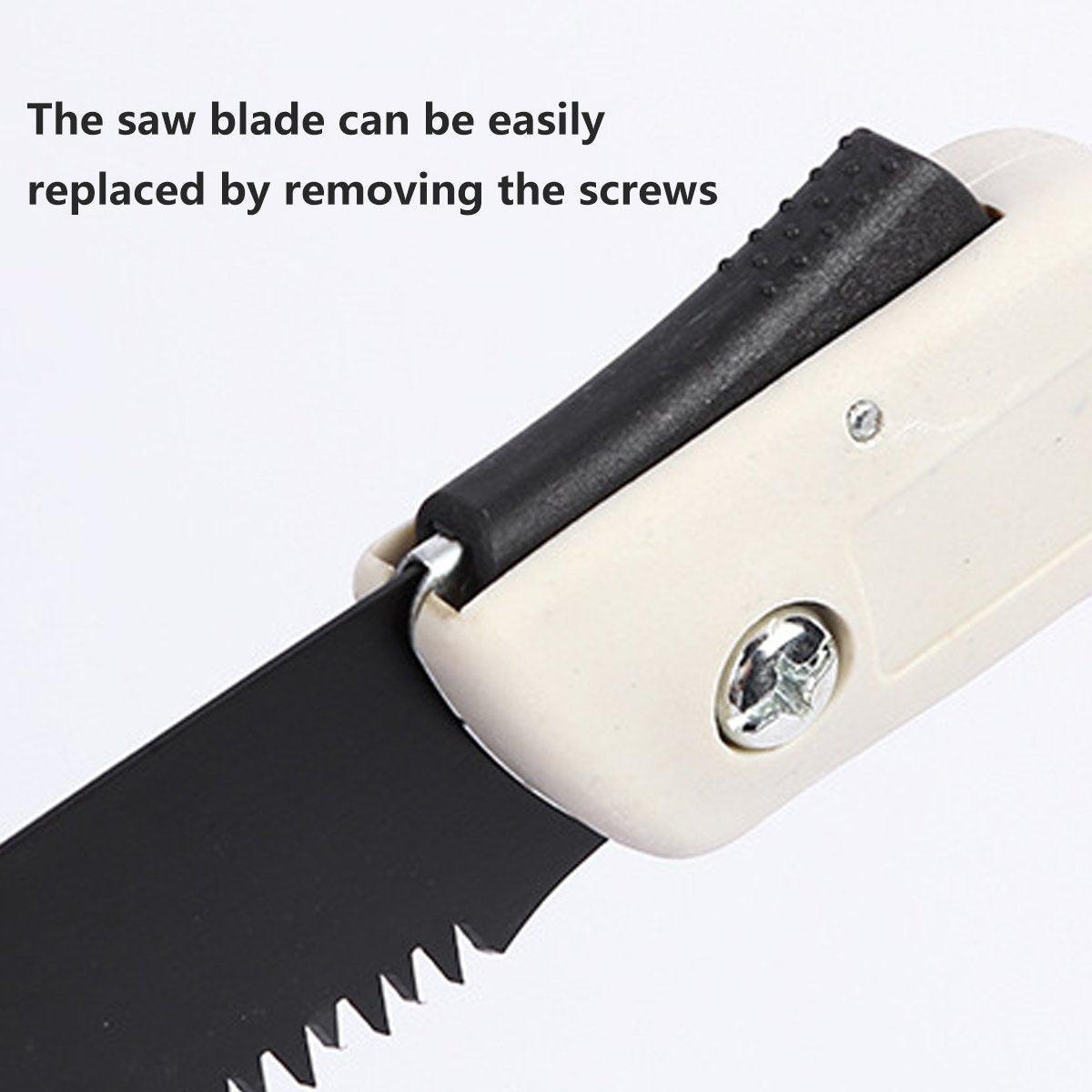 Gardening Tools: Folding Outdoor Hand Saw Portable Quick Cutting Pruning Garden Tree Logging Tool - 180mm