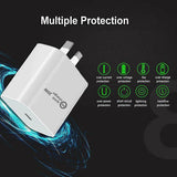 20W USB C Wall Charger Fast Charging Adapter Compatible with iPhone and iPad