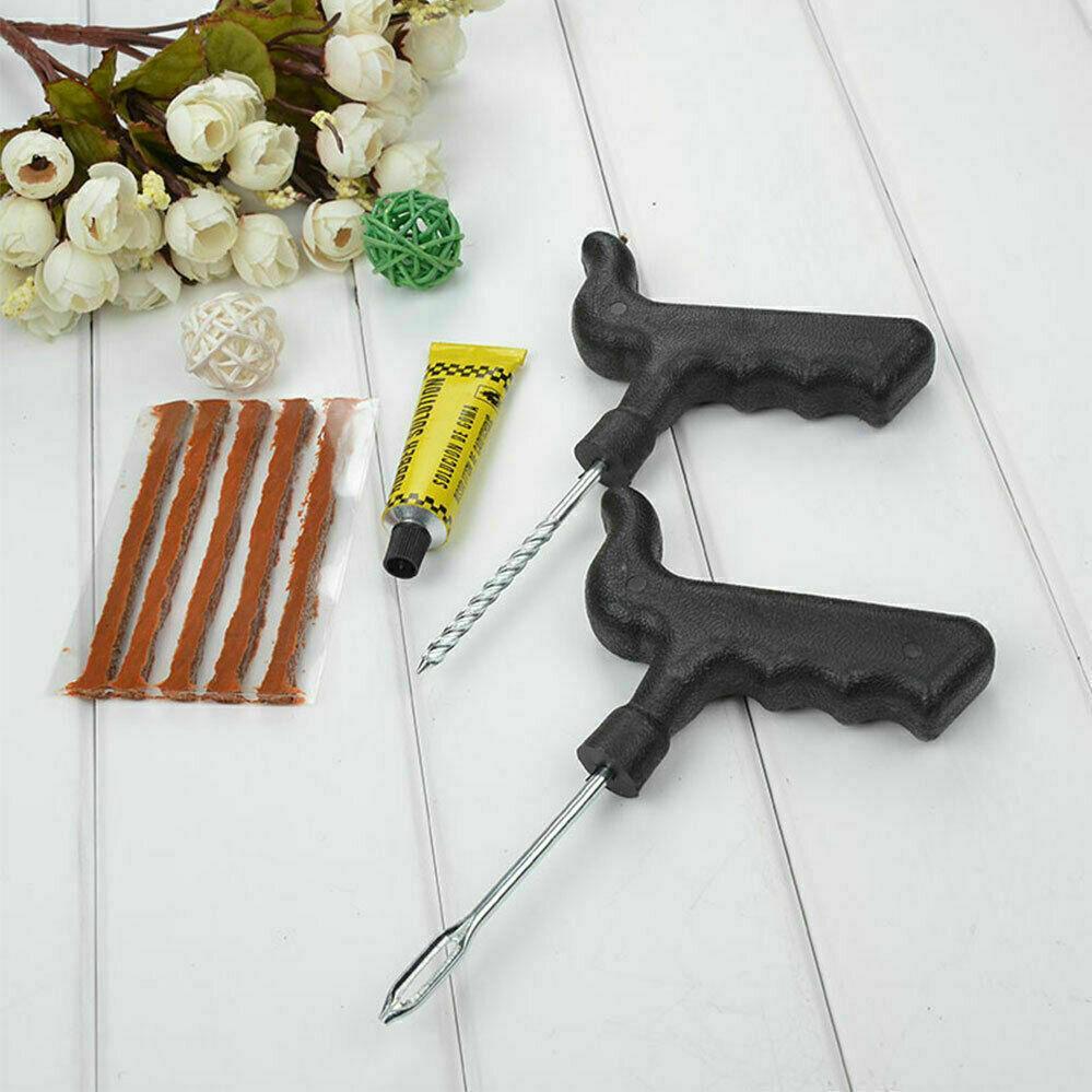 Automotive Repair & Speciality Tools: 8Pcs Tyre Repair Kit Tire Puncture Emergency Tool Motorcycle Bike Car Tubeless