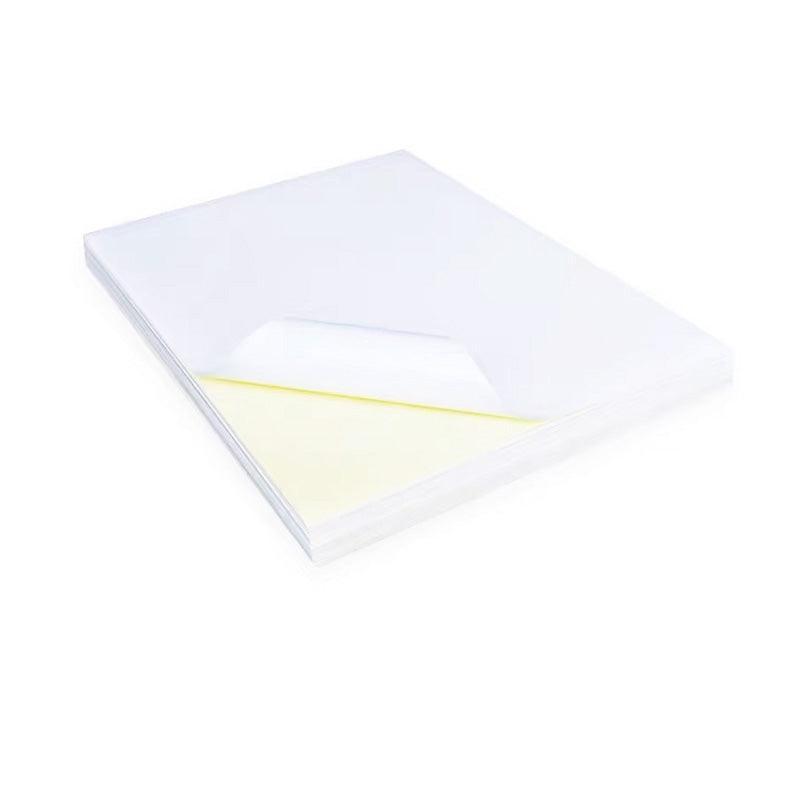 A4 Self Adhesive Sticker Paper Sheet Label Laser Inkjet Print Mailing Address - White Matte 2x2 *100 PCS